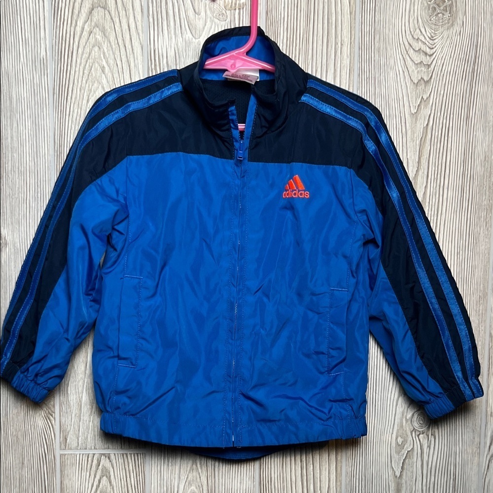 Adidas Kids Blue and Black Jacket Size 2T